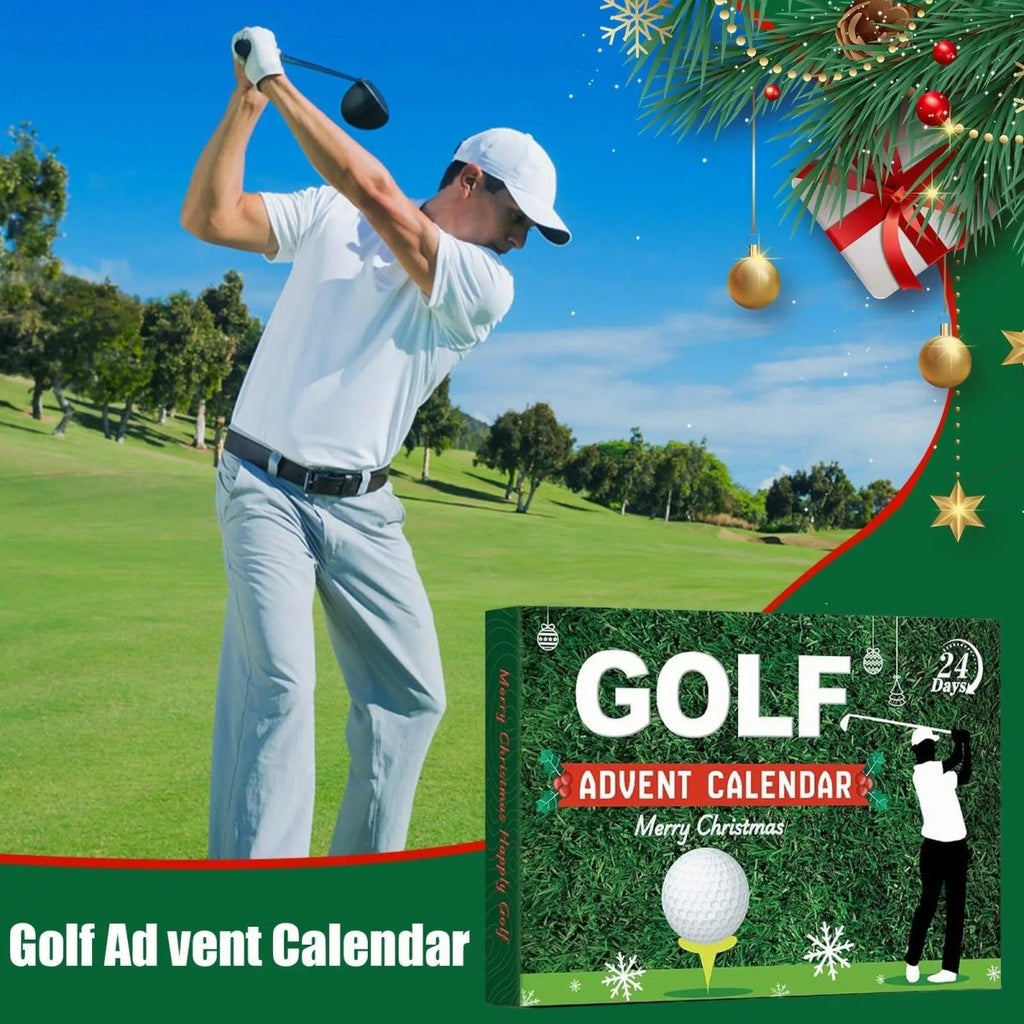 Golfový adventní kalendář GreenGrove 2025 s 24 tematickými doplňky | Temsk