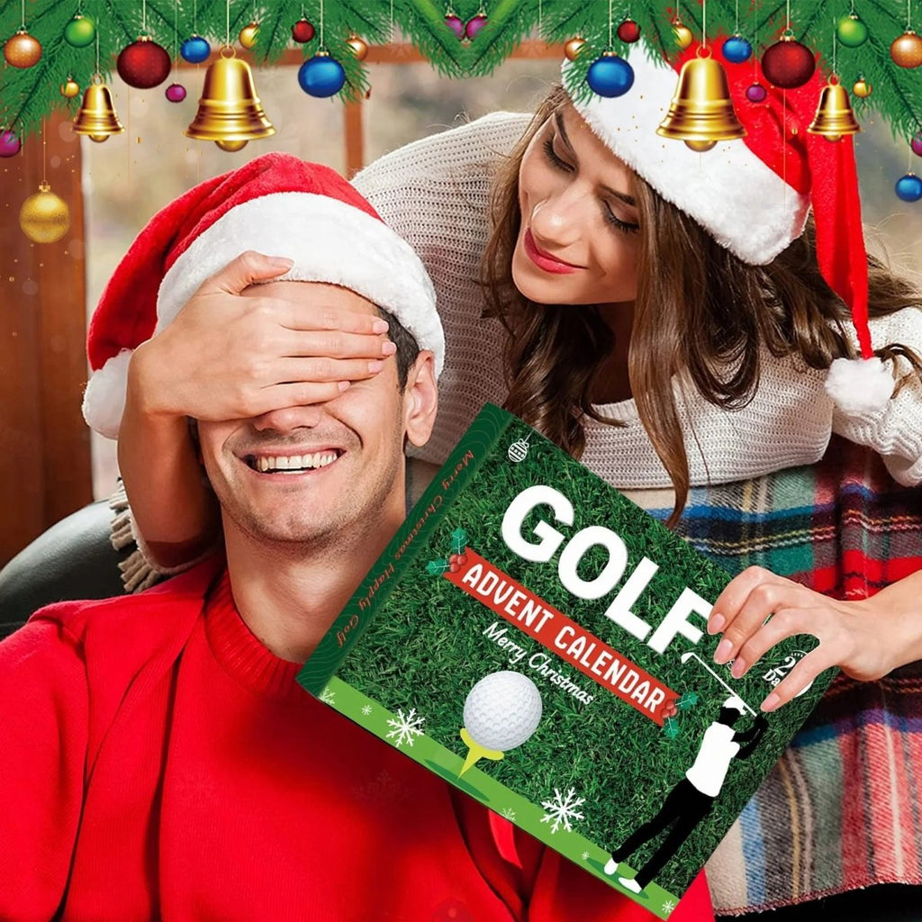 Golfový adventní kalendář GreenGrove 2025 s 24 tematickými doplňky | Temsk