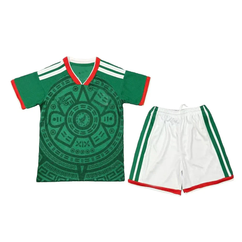 Kids Soccer Uniform Shorts Set From Mexico 2026 World Cup | Temsk