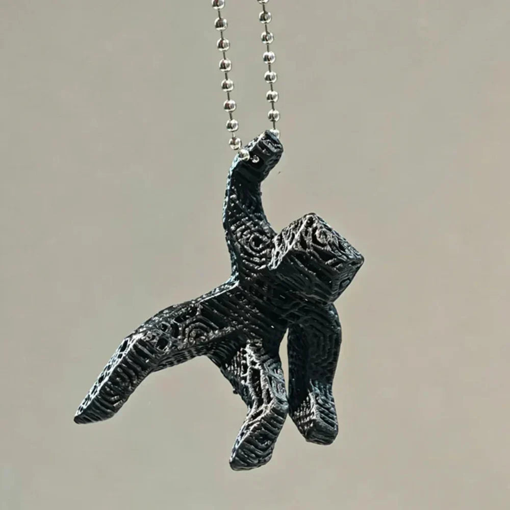 Keychain With Project Rocky Astronaut Charm 3D Space Accessory | Temsk