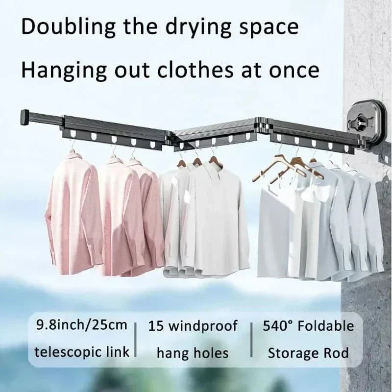 BreezeLift Wall Mounted Tumble Dryer Foldable And Space Saving | Temsk