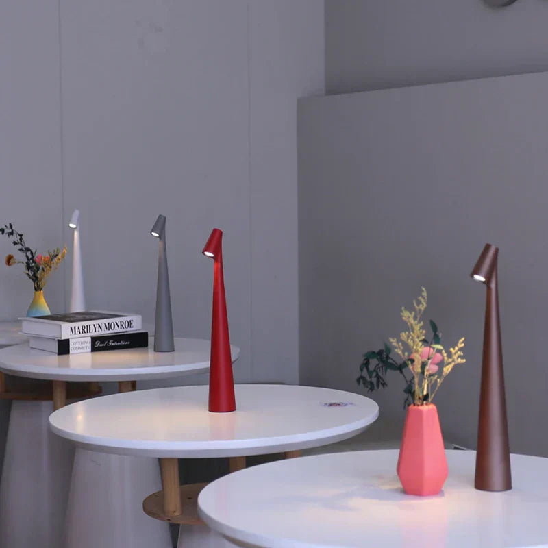 Glowora Tischlampe mit wiederaufladbarer LED und Touch-Dimmung | Temsk