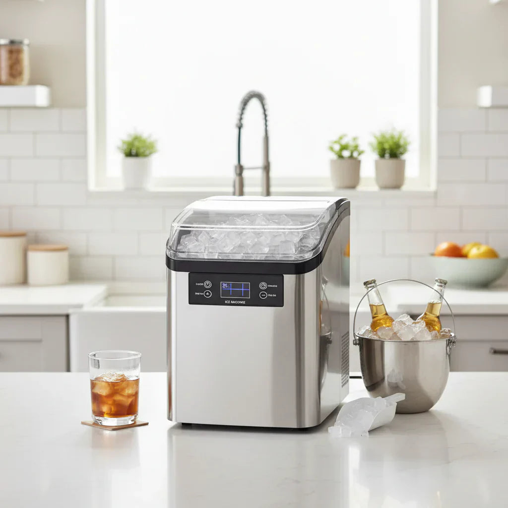 Automatic Countertop Ice Maker With Large Capacity For Home Use | Temsk