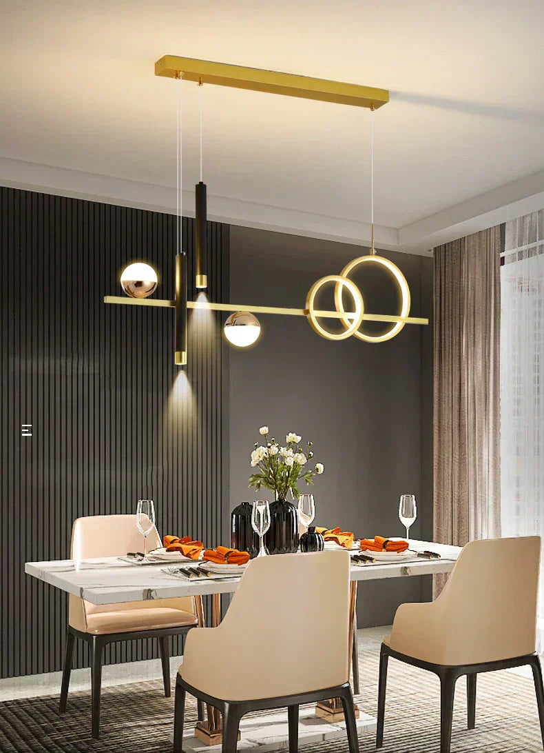Lumenora schlanker moderner minimalistischer LED-Pendelleuchten-Spot mit Fernbedienung | Snurv | Temsk