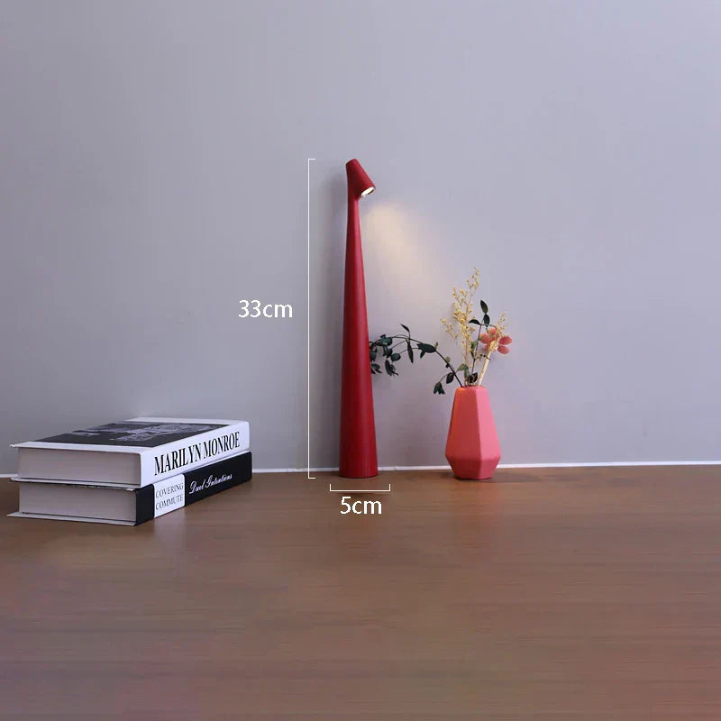 Glowora Tischlampe mit wiederaufladbarer LED und Touch-Dimmung | Temsk