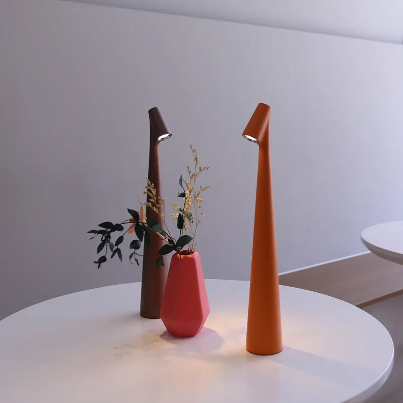 Glowora Tischlampe mit wiederaufladbarer LED und Touch-Dimmung | Temsk