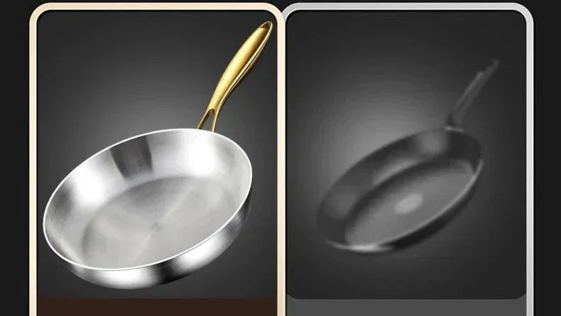 NovaForge 316 Stainless Frying Pan With 7-Layer Design, 2 Mm Wall, Induction Ready | Temsk