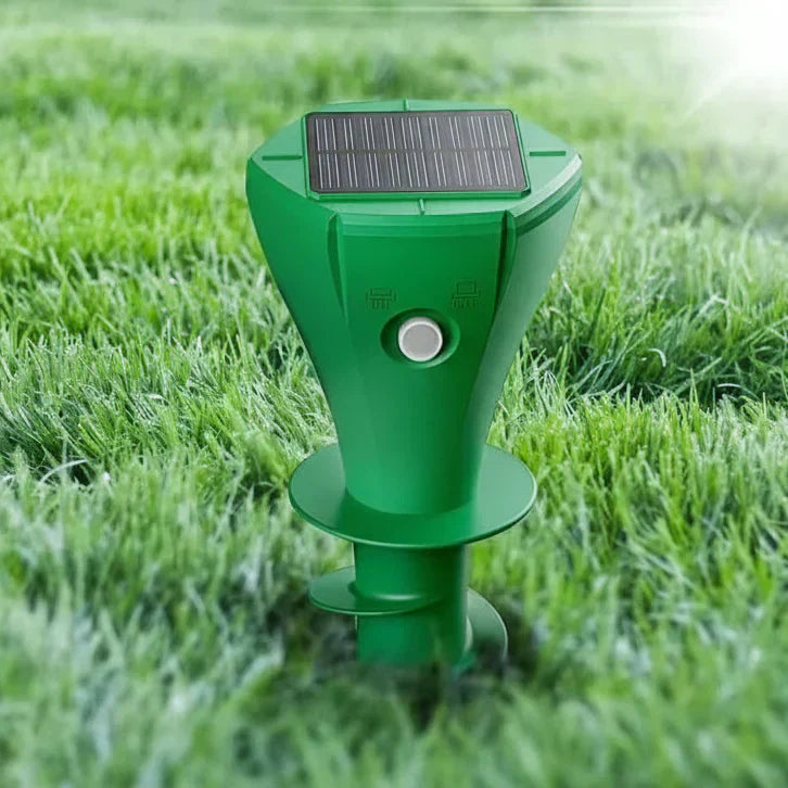 SunGuard Solar Mole Deterrent With Vibration For Garden And Lawn | Temsk