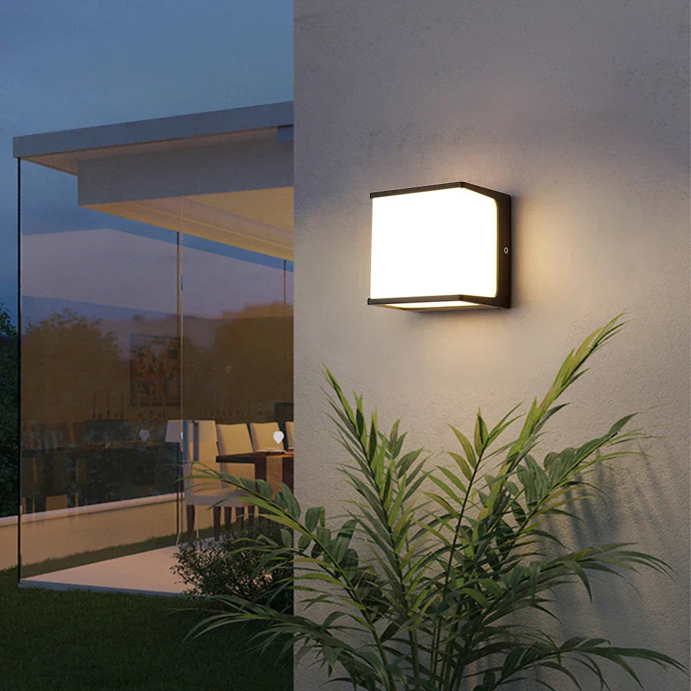 AeroCube Außen-LED-Wandlampe wasserdichte Außenleuchte | Temsk