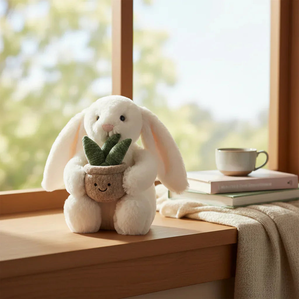 Plyšová hračka králíček Bunnycat jako dárek k promoci | Temsk