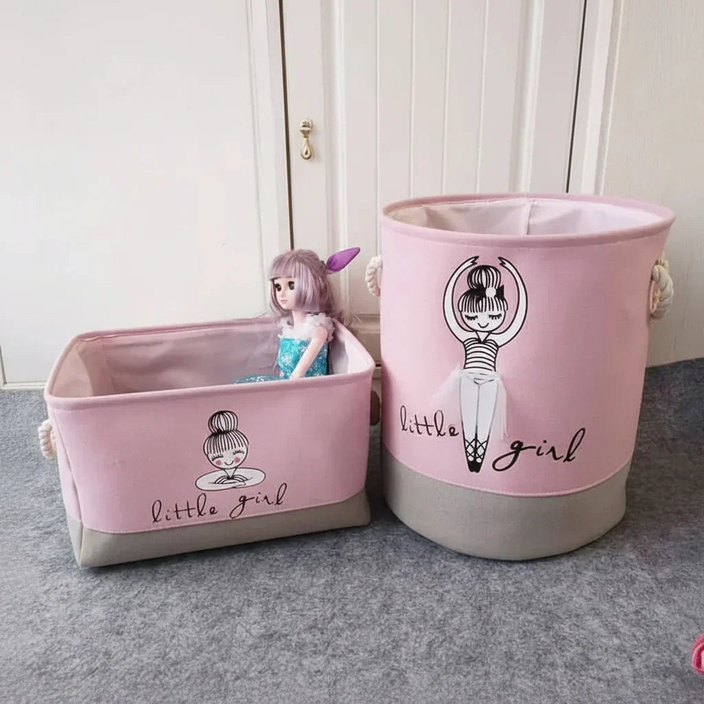 NestFold Foldable Storage Basket For Children's Room Organization | Temsk
