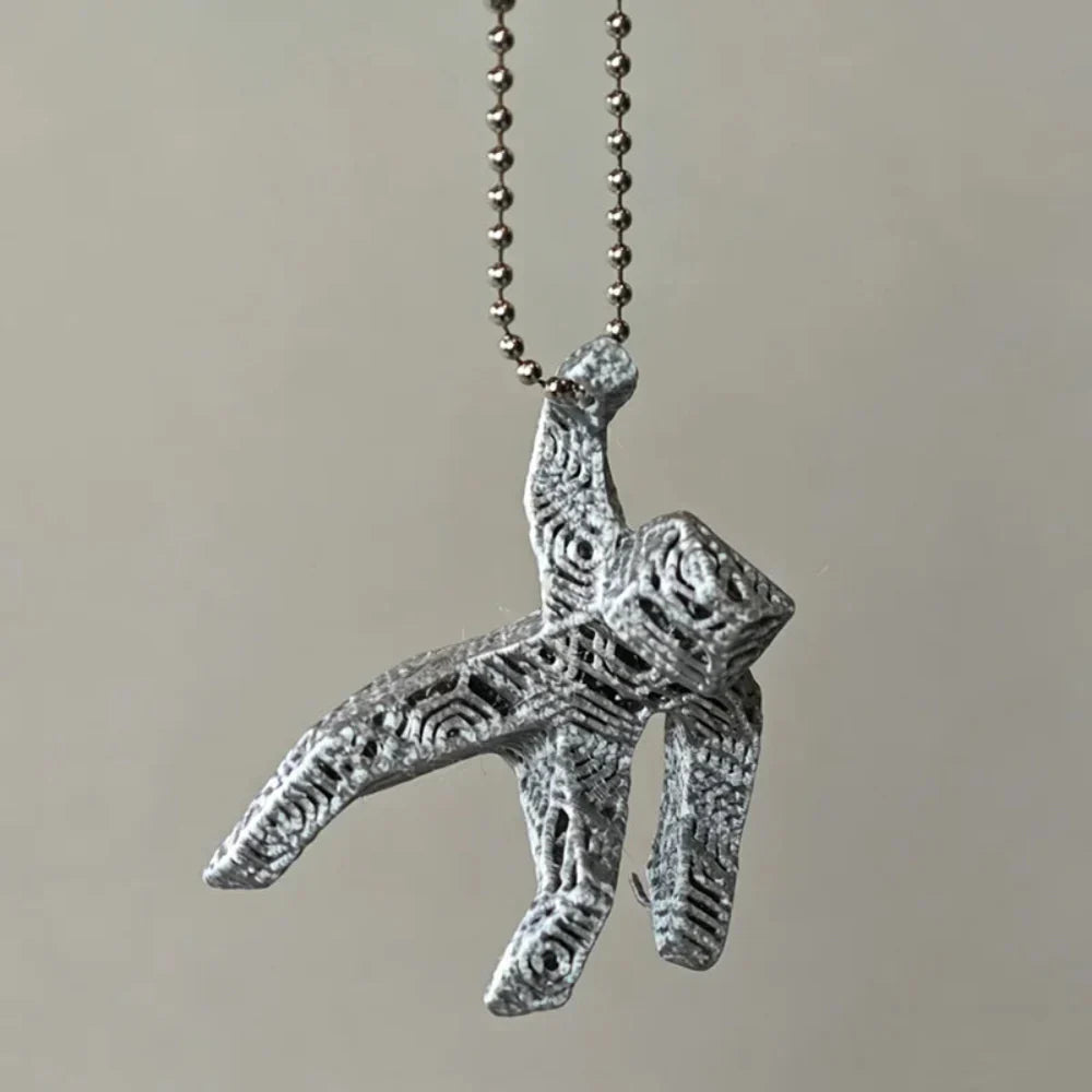 Keychain With Project Rocky Astronaut Charm 3D Space Accessory | Temsk