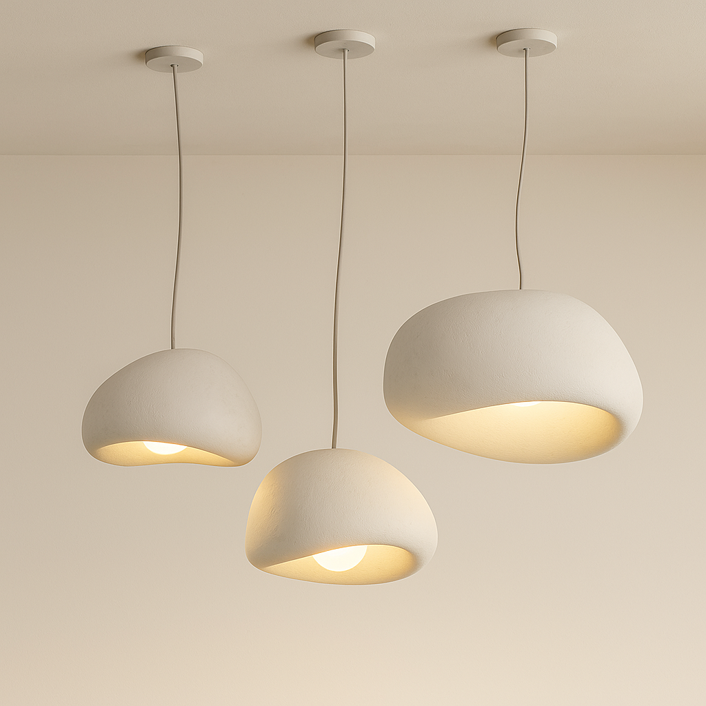 AuroraNest Elegant Organic Minimalist Kitchen Pendant Lighting Fixture | Temsk