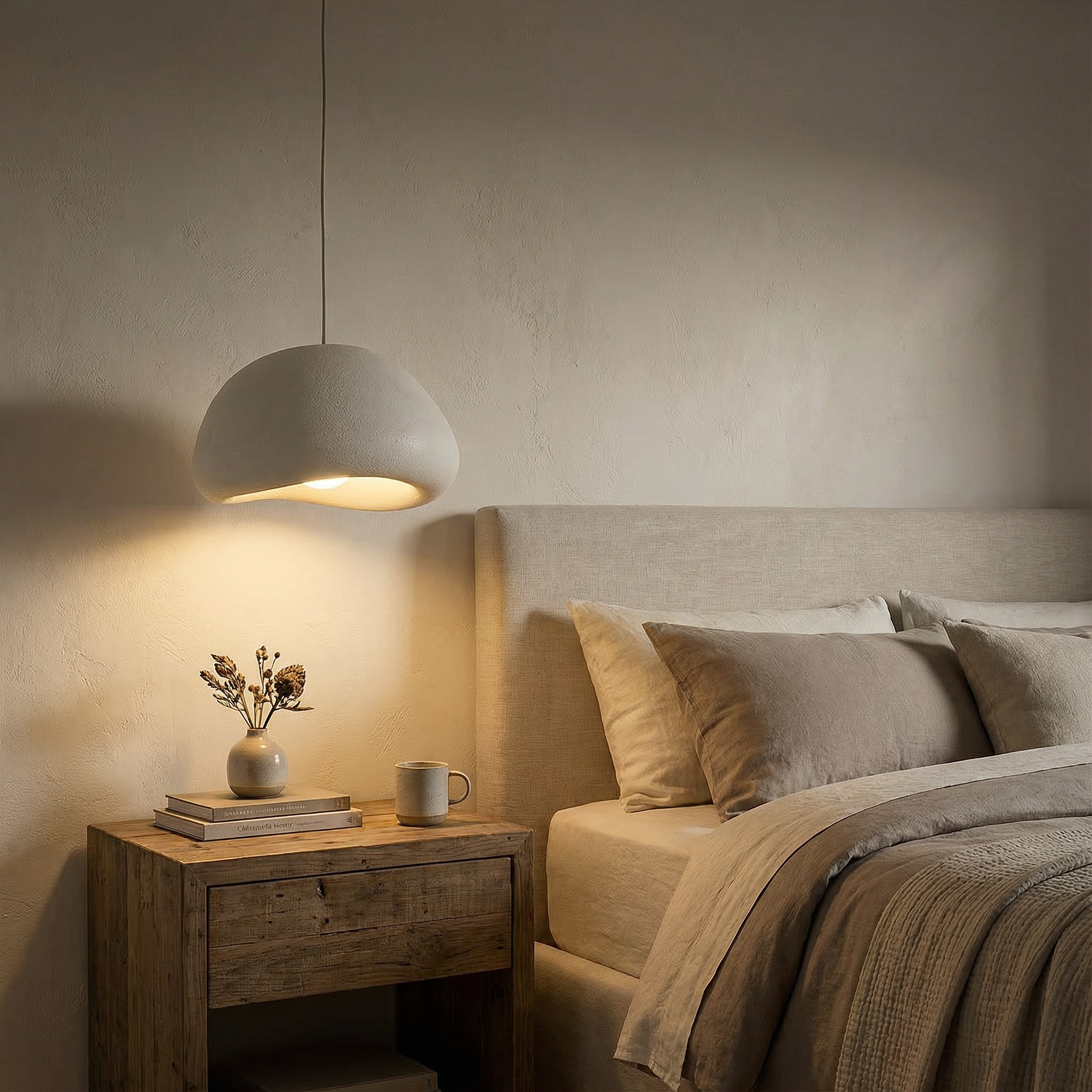 AuroraNest Elegant Organic Minimalist Kitchen Pendant Lighting Fixture | Temsk