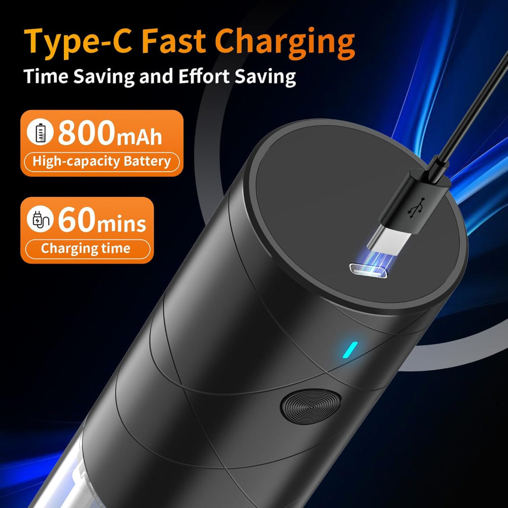 Rechargeable Electric Salt And Pepper Grinder With LED Light | Temsk