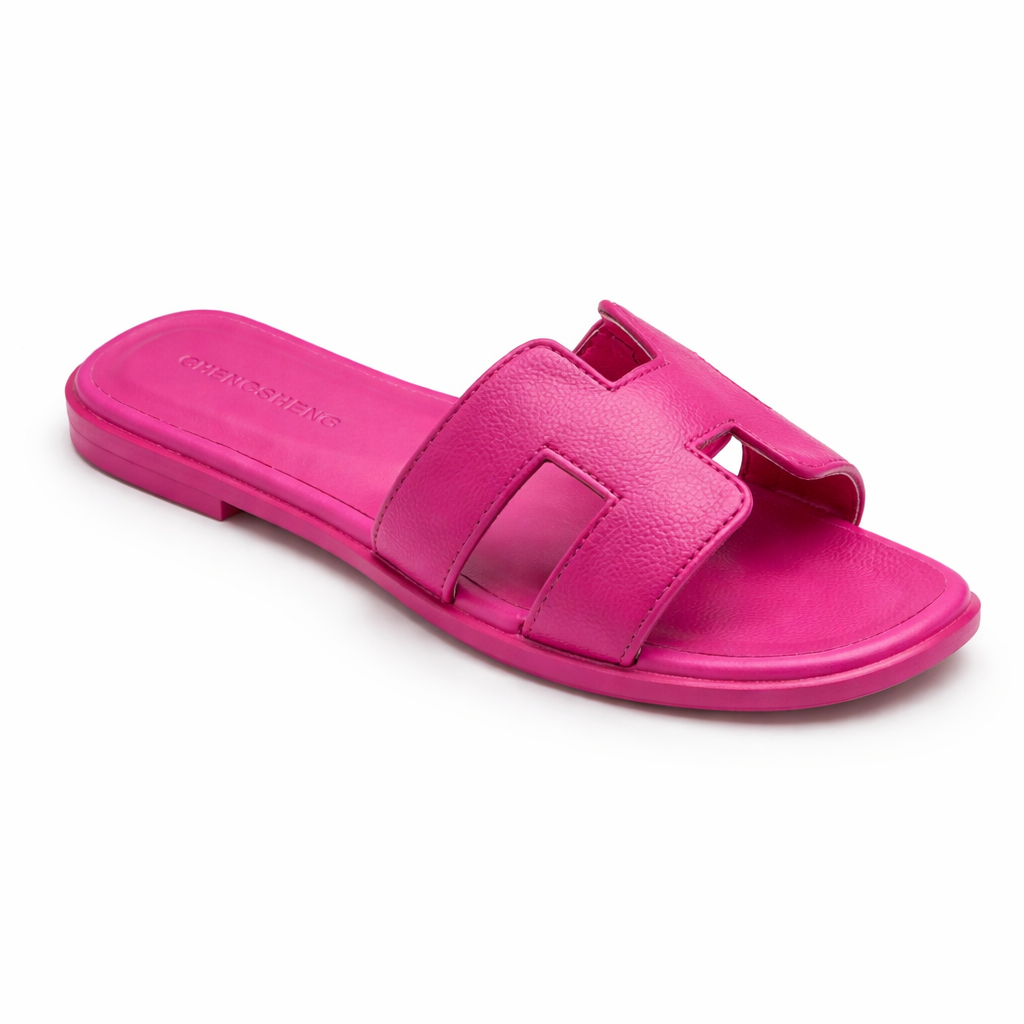 Sommer Åben Tå Slide Sandaler med Flad Sål til Afslappet Brug | Temsk