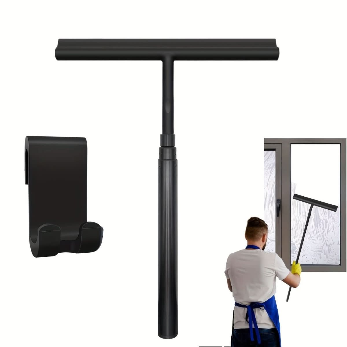 AeroClean Telescopic Shower Cleaner For Streakless Glass And Tile | Temsk