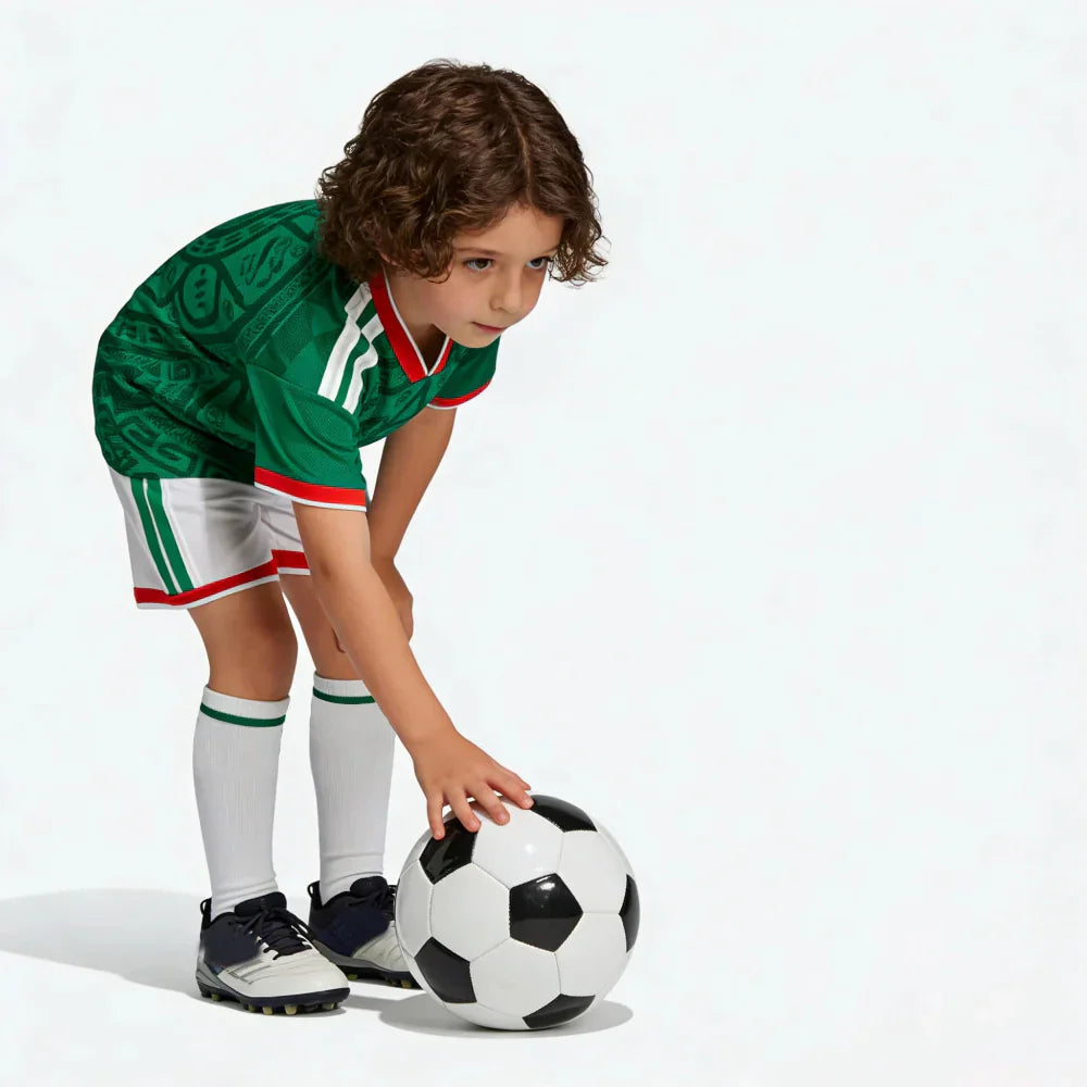 Kids Soccer Uniform Shorts Set From Mexico 2026 World Cup | Temsk
