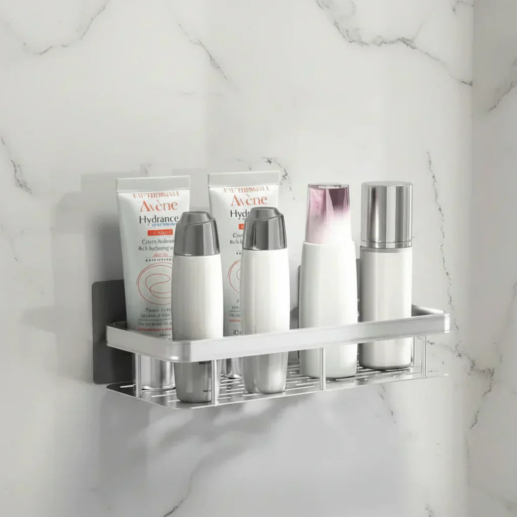 AeroShelf Adhesive Bathroom Shelf Drill-Free And Stylish For Every Bathroom | Temsk