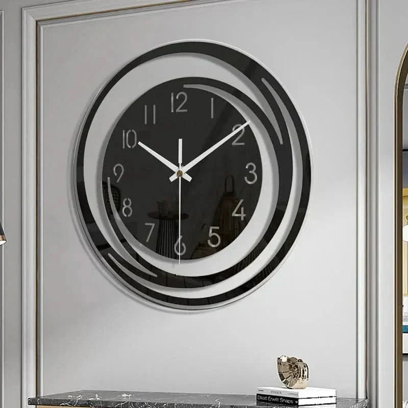 AuroraTime Acrylic Wall Clock In Scandinavian Design, Silent And Stylish | Temsk