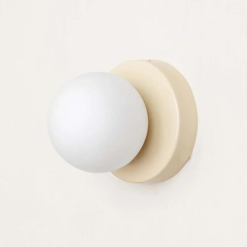 Macaron LED-Wandlampe mit farbigem Glas für moderne Innenräume | Temsk