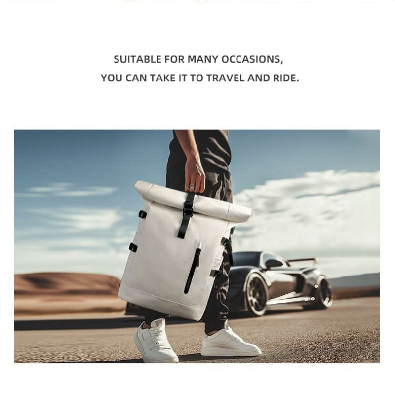 TrailMate Expandable Roll-Top Backpack With Laptop Compartment And Large Capacity | Temsk
