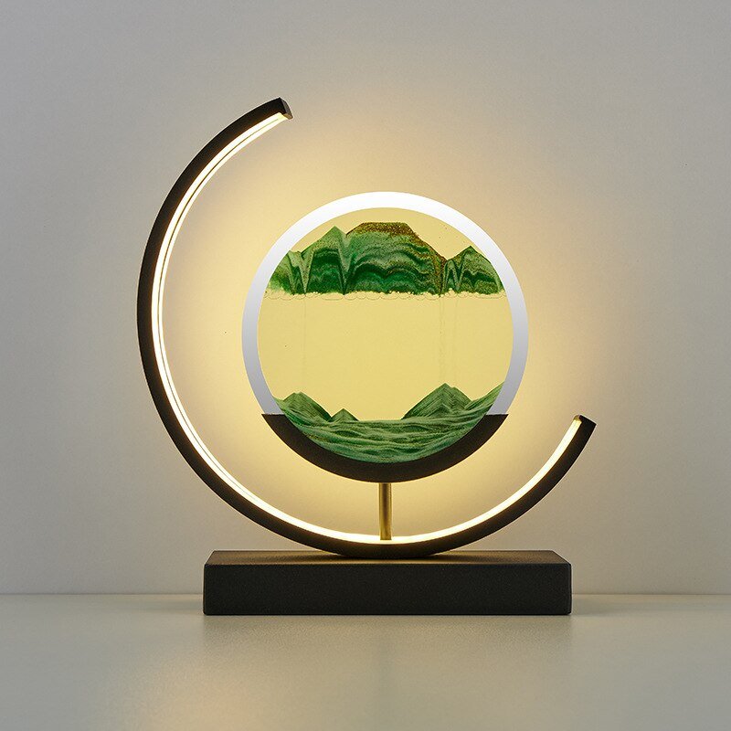 Sandlight Quicksand LED Table Lamp For Home Decor Accent | Temsk