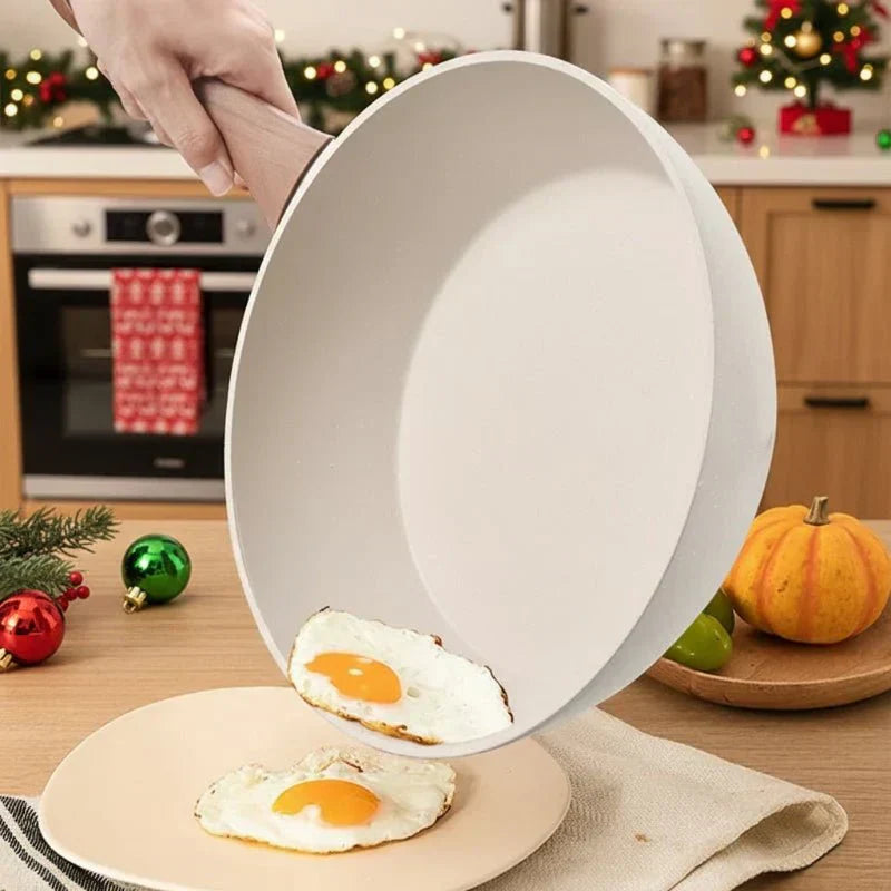 TerraStone Deep Nonstick Pan With Medical Stone Coating For Gas And Induction | Temsk