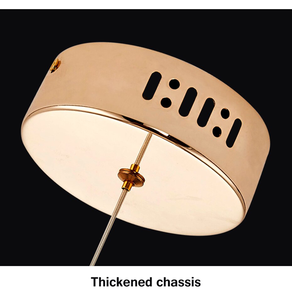 Solara Kristallrunde goldene LED-Pendelleuchte Deckenleuchte | Snurv | Temsk