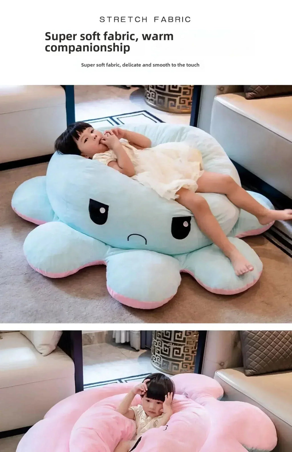 Snuggle Octo Plush - Cuddly Octopus for Kids and Hugs | Temsk