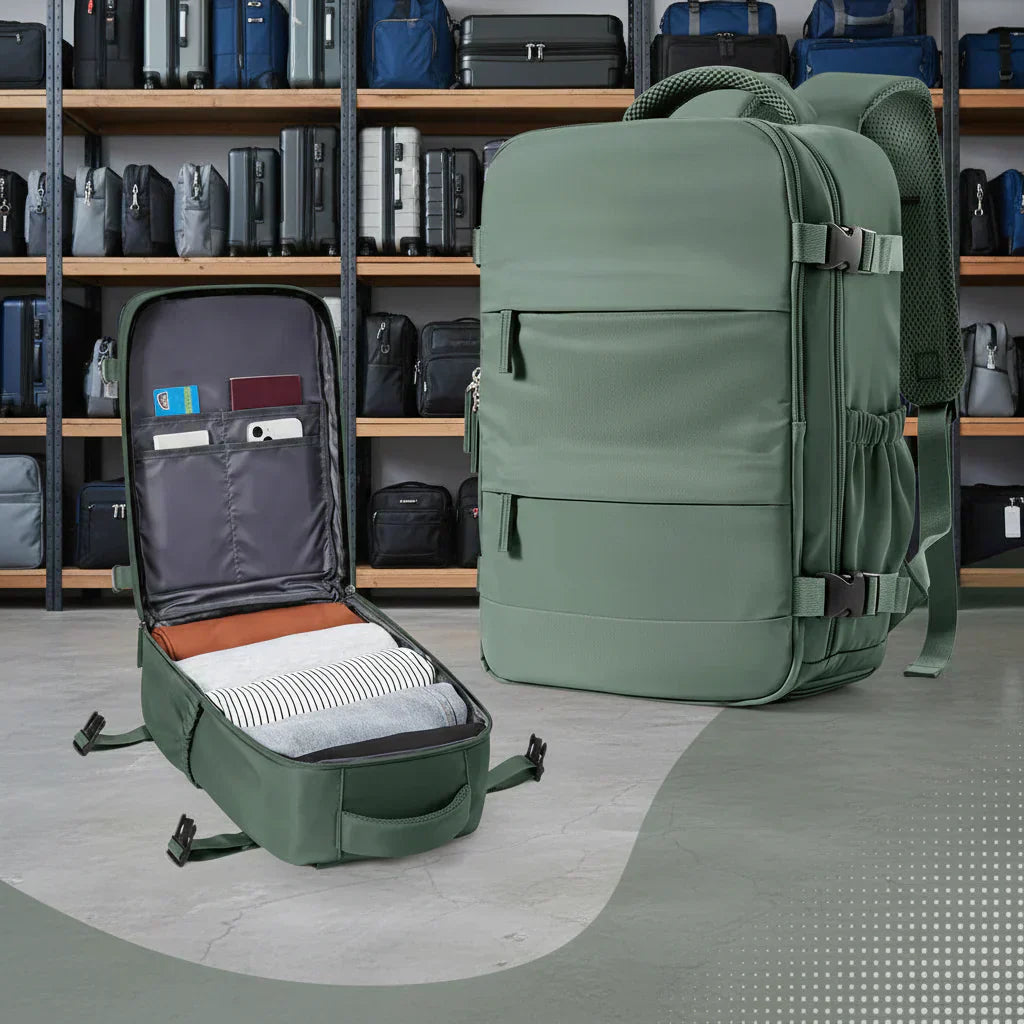 GlobeTrail Zaino Compatto da Viaggio con Scomparto per Laptop | Temsk