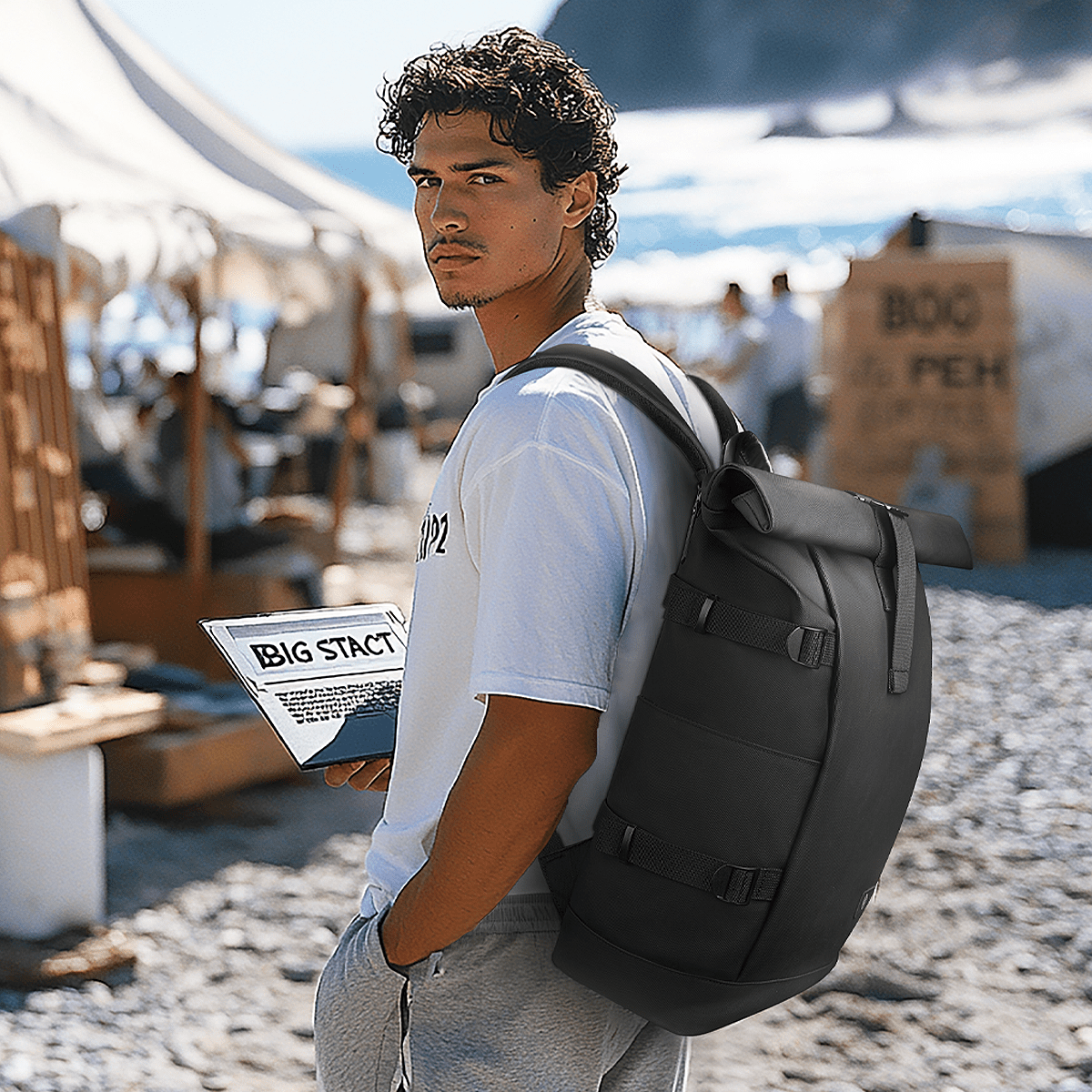 TrailNova Expandable Outdoor Backpack With Laptop Compartment And Large Capacity | Temsk