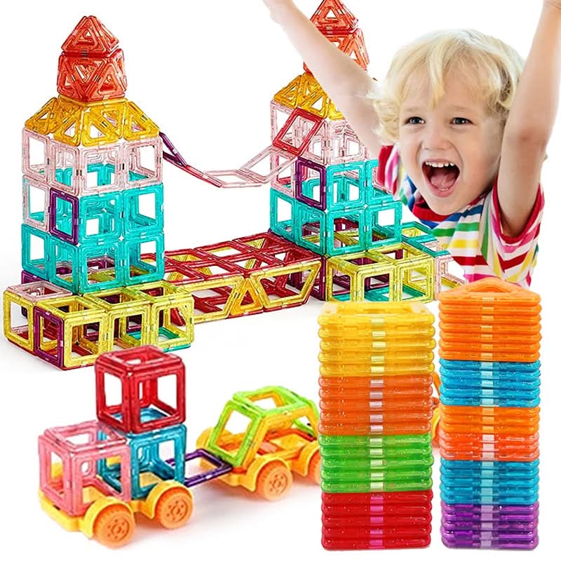 MagnetoBuild sada - kreativní magnetická hračka pro mladé stavitele od 4 let | Temsk