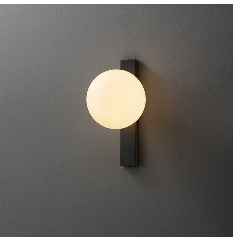 Lumora | Einfache Kupfer Circ LED-Wandleuchte | Snurv | Temsk