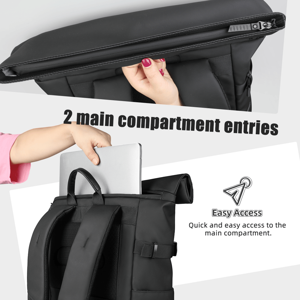 TrailNova Expandable Outdoor Backpack With Laptop Compartment And Large Capacity | Temsk