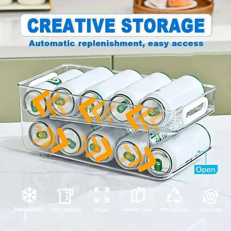 FrostKeeper Two Tier Can Dispenser For Neat Refrigerators | Temsk