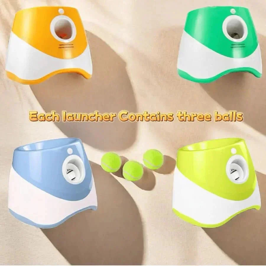 FetchMate Automatic Ball Thrower - Rechargeable Dog Toy | Temsk