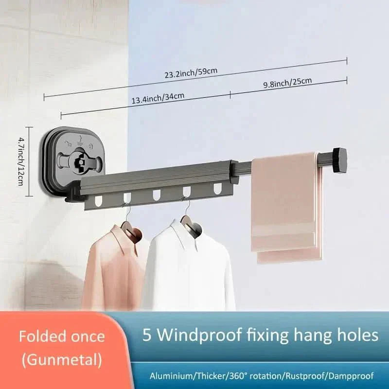 BreezeLift Wall Mounted Tumble Dryer Foldable And Space Saving | Temsk