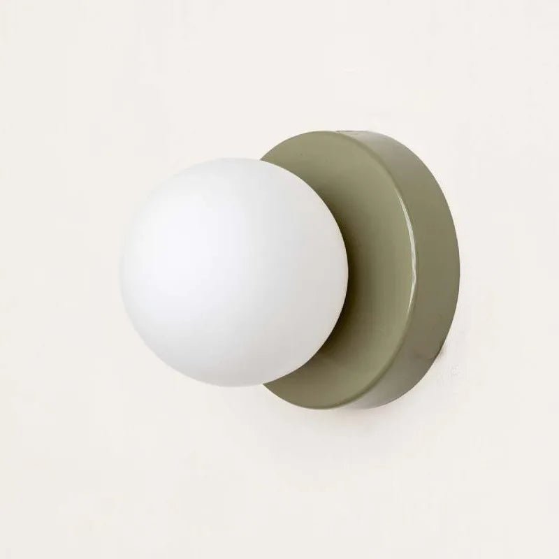 Macaron LED-Wandlampe mit farbigem Glas für moderne Innenräume | Temsk