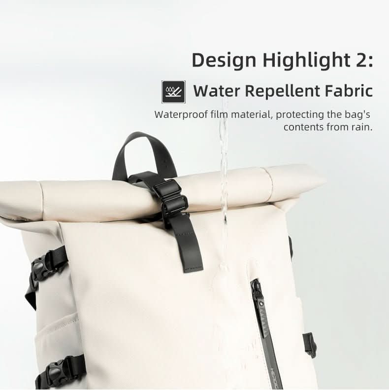 TrailMate Expandable Roll-Top Backpack With Laptop Compartment And Large Capacity | Temsk