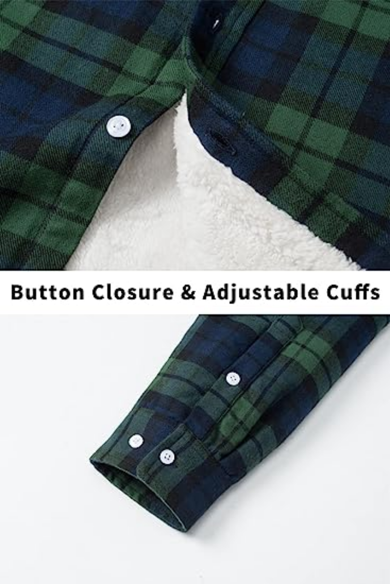 Lyrenox Classic Plaid Jacket With Fleece Lining Style | Temsk