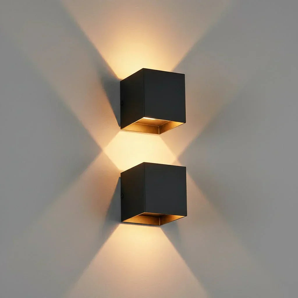NovaGlow Modern Waterproof LED Wall Light IP65 Aluminum | Temsk