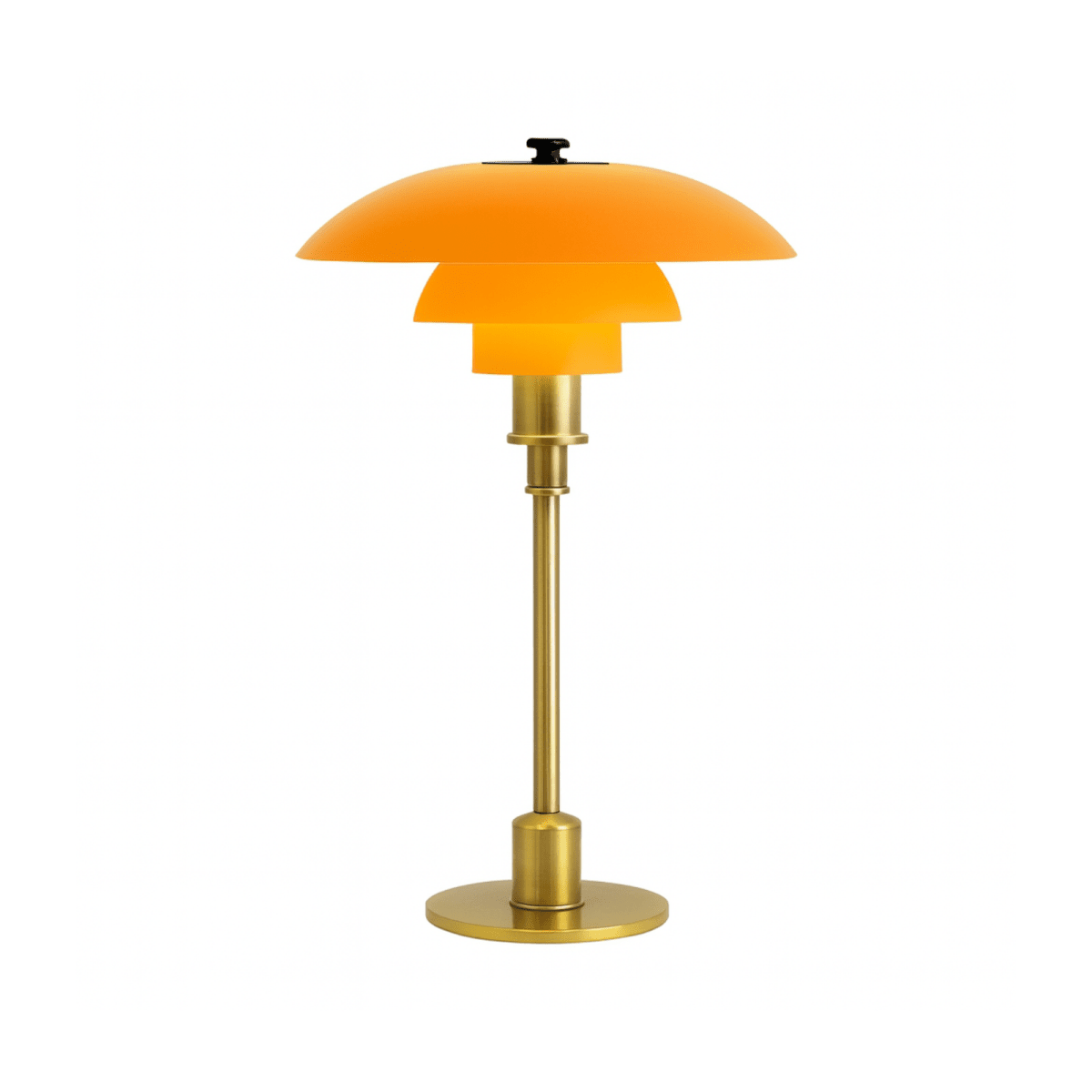 Halo Design Scandinavian Style Glass Table Lamp, 15 Inches | Temsk