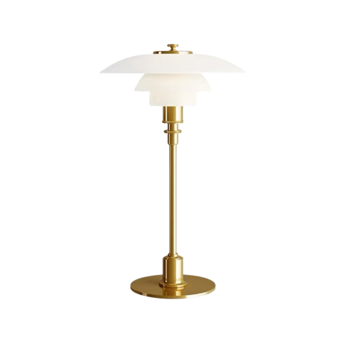 Halo Design Scandinavian Style Glass Table Lamp, 15 Inches | Temsk