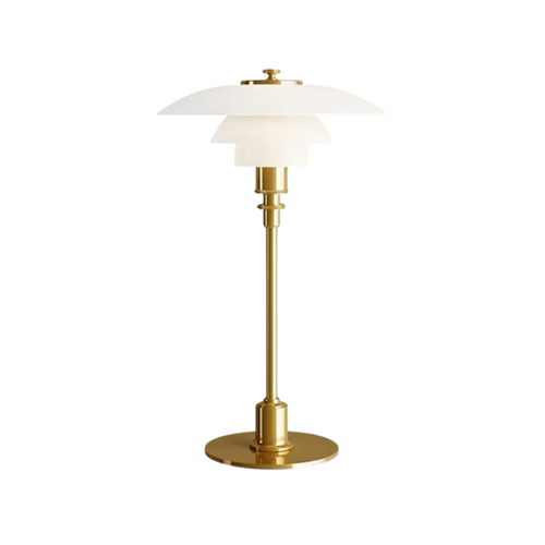 Halo Design Nordic Style Glass Table Lamp, 15-Inch Height | Temsk