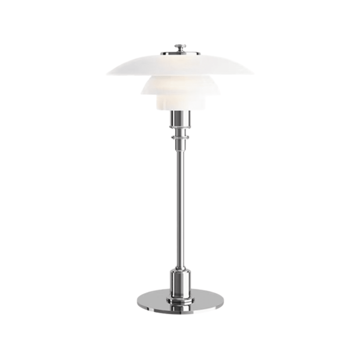 Halo Design Scandinavian Style Glass Table Lamp, 15 Inches | Temsk