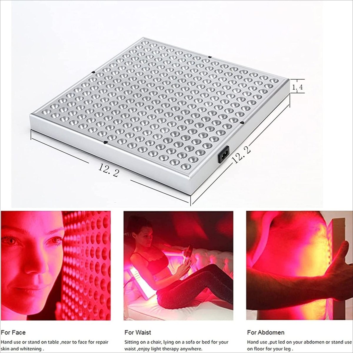 LumaGlow Infrared Light Therapy Panel for Skin Rejuvenation and Relaxation | Temsk