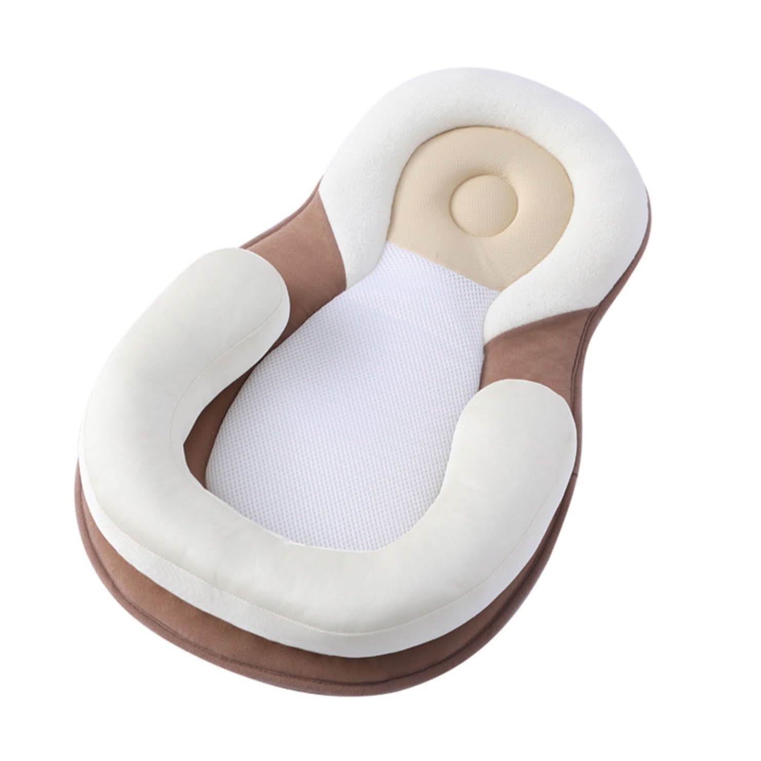 Cuscino ergonomico per neonati NurtureNest per un sonno sicuro | Temsk