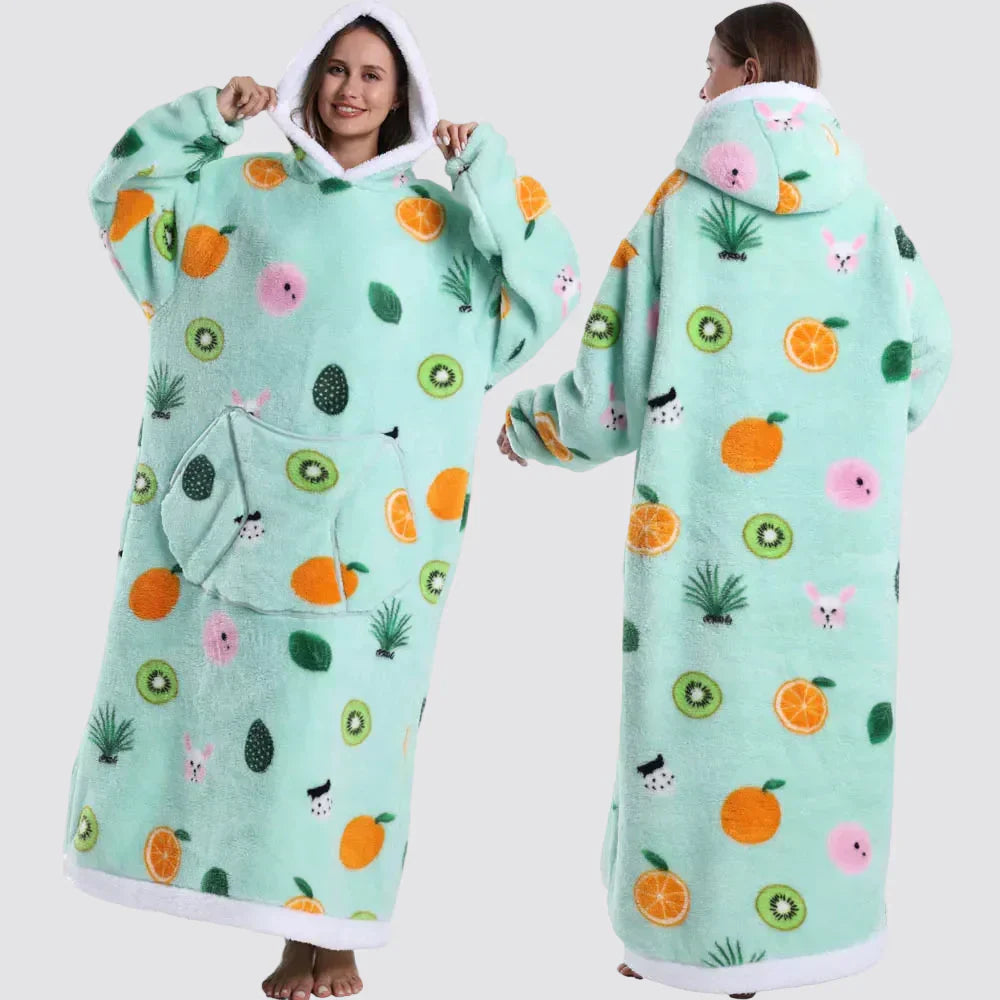 Cozy Oversized Wearable Hoodie Blanket For Adults All Day Comfort | Temsk