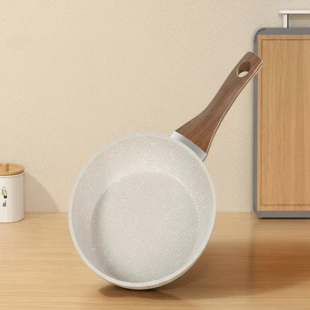 TerraStone Deep Nonstick Pan With Medical Stone Coating For Gas And Induction | Temsk